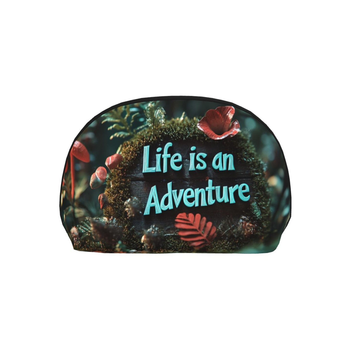 Forest Adventure-Themed Cosmetic Bag Set|Portable Travel Makeup Pouches – "Life is an Adventure"